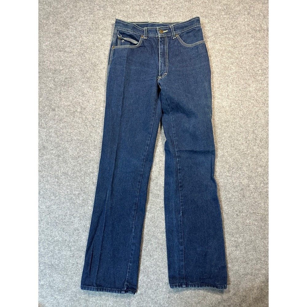 Private Club Vintage Straight‎ Leg Jeans 30x34 Blue Denim High Rise Cotton